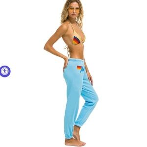 Aviator nation sky logo sweatpants